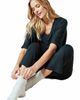 Softies Softies Dream Jersey Relaxed V-Neck with Capri Lounge Set - 4