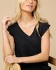 Softies Softies Dream Ruffle V-neck with Cropped Ruffle Edge Pant - 5