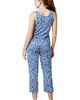 Softies Softies Ella - Scoop Tank with Capri Pant Sleepwear Set - 4