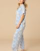 Softies Softies Soft Sleep Caftan Top and Cropped Pant Pajama Set - 4