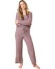 Softies Softies Solid Marshmallow V-Neck Lounge Set - 1