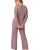 Softies Softies Solid Marshmallow V-Neck Lounge Set - 5