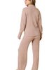 Softies Softies Ultra-Marshmallow Shawl Collar with Pintuck Pant - 3
