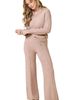 Softies Softies Ultra-Marshmallow Shawl Collar with Pintuck Pant - 5