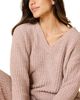 Softies Softies Waffle Marshmallow V-Neck Lounge Set - 2