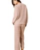 Softies Softies Waffle Marshmallow V-Neck Lounge Set - 4
