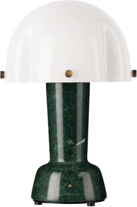 Soho Home Soho Home White & Green Rio Portable Lamp