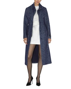 Soia & Kyo Soia & Kyo Ilana-h Herringbone Long Coat