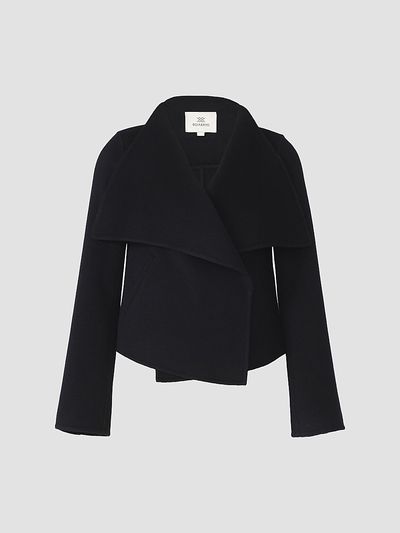 Soia & Kyo Women's Bree Double-Face Wool-Nylon Wrap Jacket