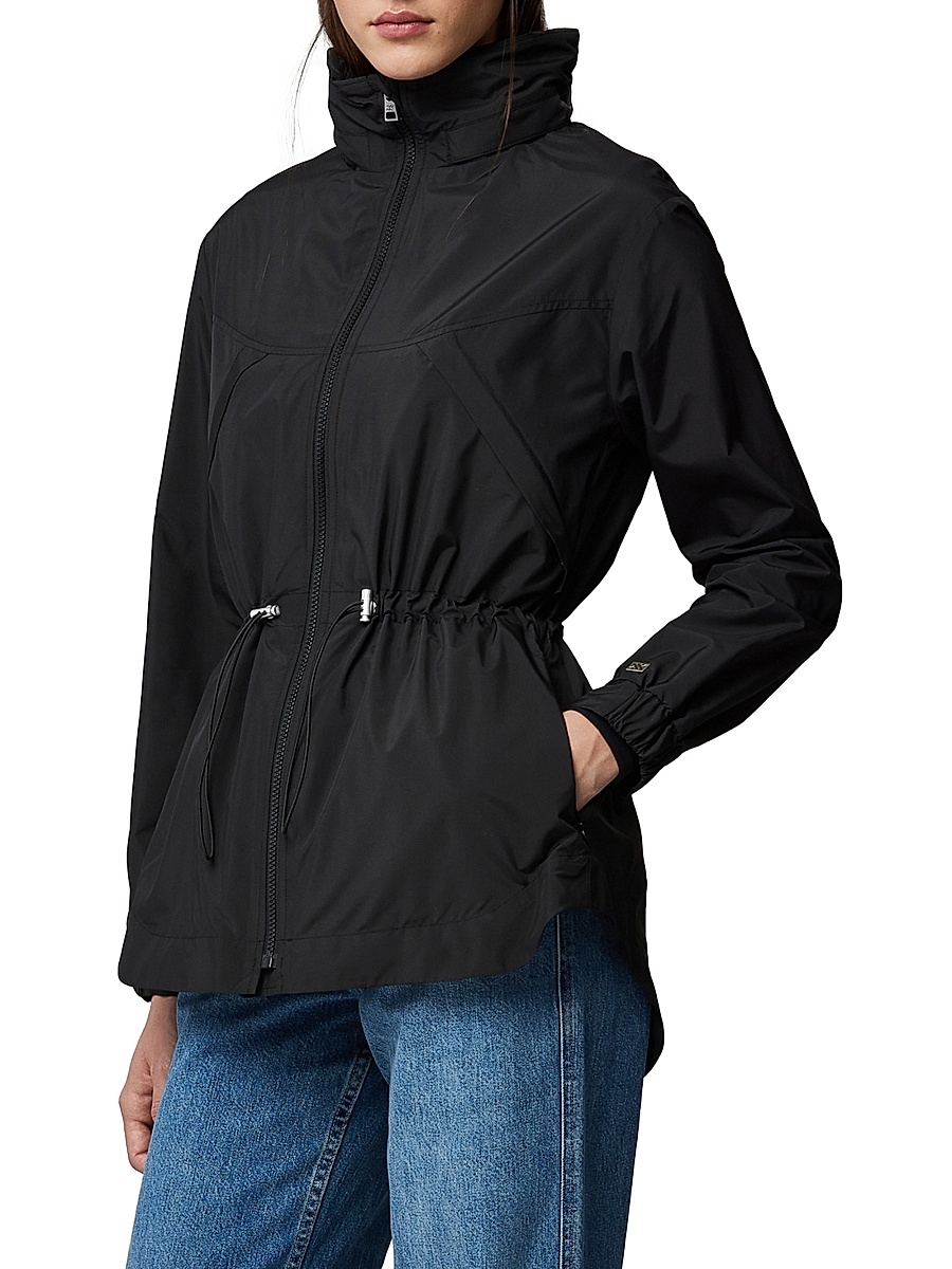 Soia & Kyo - Women's Raven Hooded Water-Repellent Jacket