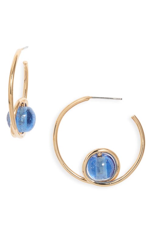 SOKO SOKO Mpira Crystal Hoop Earrings