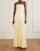 SOLACE LONDON Claudette steapless twill and chiffon gown - 2
