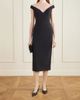 SOLACE LONDON Monica crepe midi dress - 2
