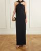 SOLACE LONDON Rona twisted crepe halterneck gown - 2