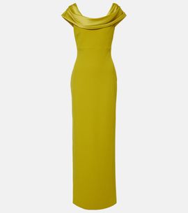 Solace London Solace London Adele satin-trimmed gown