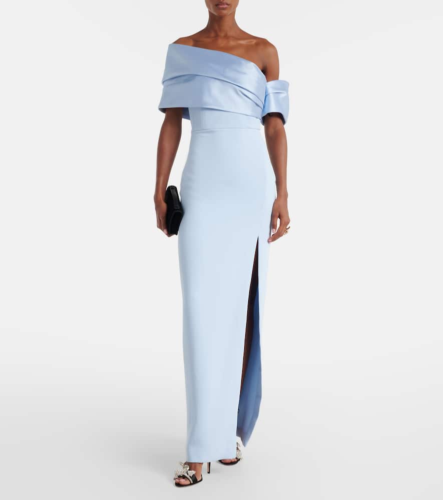 alexis off shoulder dress Solace London Alexis Off-Shoulder Gown - Black - 20% Off