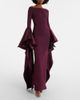 Solace London Solace London Astria off-shoulder satin-trimmed gown - 2