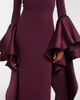 Solace London Solace London Astria off-shoulder satin-trimmed gown - 6