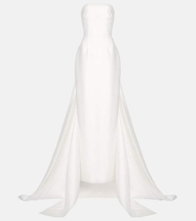 Solace London Solace London Bridal Imani strapless satin twill gown