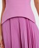 Solace London Solace London Britt pleated strapless gown - 5