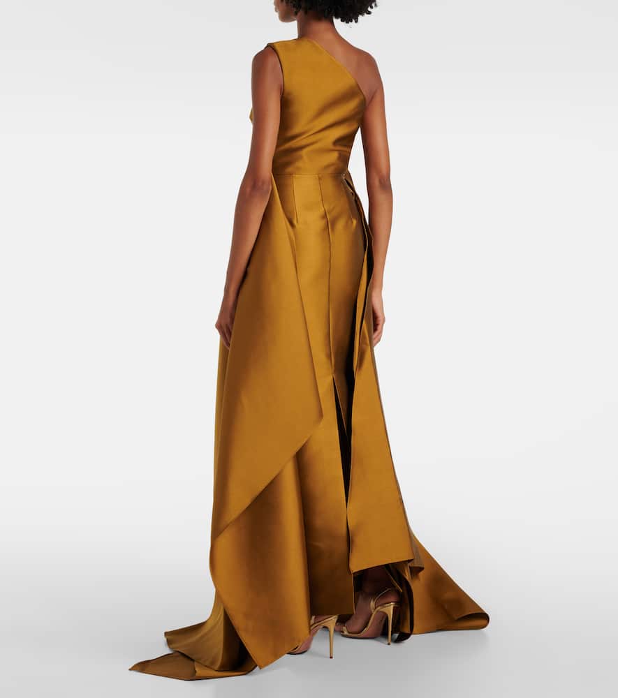 solace london brown dress The Lydia Maxi Dress in Caramel