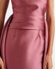 Solace London Solace London Draped strapless satin gown - 6