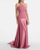 Solace London Solace London Florie satin-trimmed halterneck gown - 2