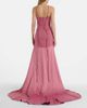 Solace London Solace London Florie satin-trimmed halterneck gown - 3