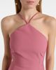 Solace London Solace London Florie satin-trimmed halterneck gown - 4