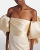 Solace London Solace London Floris strapless satin and crÃªpe gown - 4