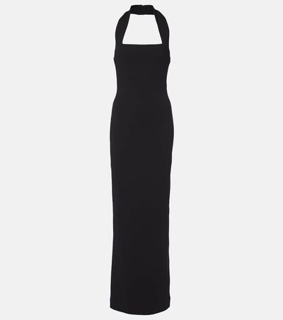 Solace London Solace London Ilona halterneck crÃªpe gown