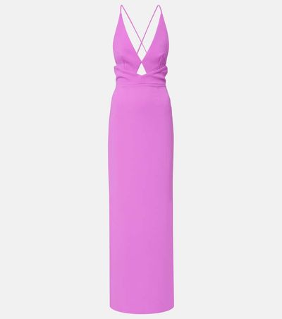 Solace London Solace London Milly cutout crÃªpe maxi dress
