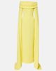 Solace London Solace London Nuri caped off-shoulder crÃªpe gown - 1