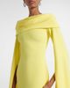 Solace London Solace London Nuri caped off-shoulder crÃªpe gown - 4