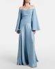 Solace London Solace London Rina crÃªpe and satin gown - 2