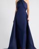 Solace London Solace London Rumi Mixed Media Halter Gown - 1