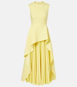 Solace London Solace London Severny draped pleated midi dress