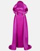 Solace London Solace London Vera caped satin gown - 1