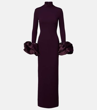 Solace London Solace London Viviana satin-trimmed gown