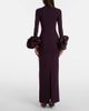 Solace London Solace London Viviana satin-trimmed gown - 3