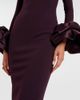 Solace London Solace London Viviana satin-trimmed gown - 4