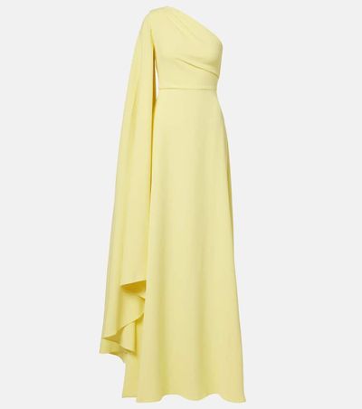 Solace London Solace London Yazmin asymmetric caped gown
