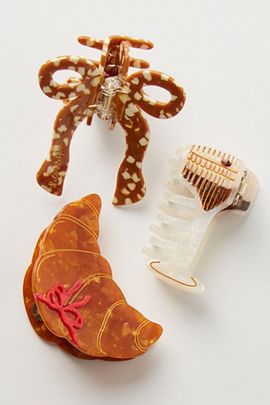 Solar Eclipse Hand Painted Autumnal Claw Clip