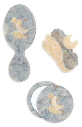 Solar Eclipse Solar Eclipse Celestial Moon Brush, Jaw Clip & Mirror Set (Nordstrom Exclusive)