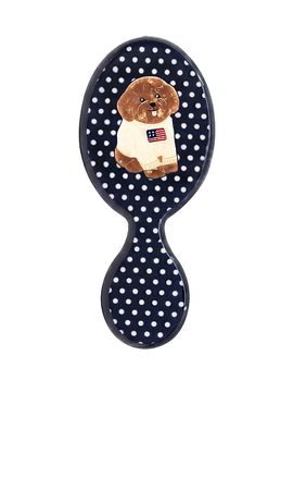 Solar Eclipse Solar Eclipse Hand-Painted Americana Puppy Handbag Hero Brush