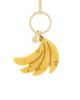 Solar Eclipse Solar Eclipse Hand-painted Banana Bag Charm + Keychain - 2