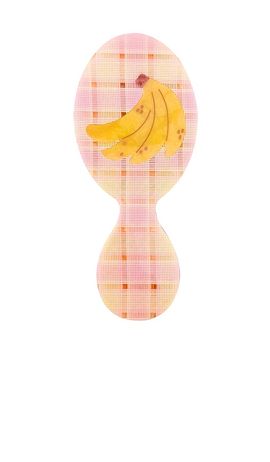 Solar Eclipse Solar Eclipse Hand-painted Banana Handbag Hero Brush