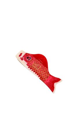 Solar Eclipse Solar Eclipse Hand-painted Carp Lantern Claw Hair Clip