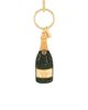 Solar Eclipse Solar Eclipse Hand-Painted Champagne Bag Charm + Keychain - 2