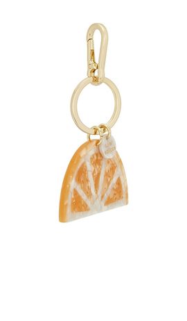 Solar Eclipse Solar Eclipse Hand-painted Citrus Slice Bag Charm + Keychain